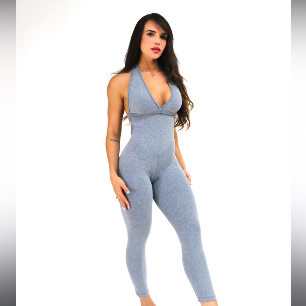 BLUE BODY BRAZIL BODY SUIT GREY NO SCRUNCH